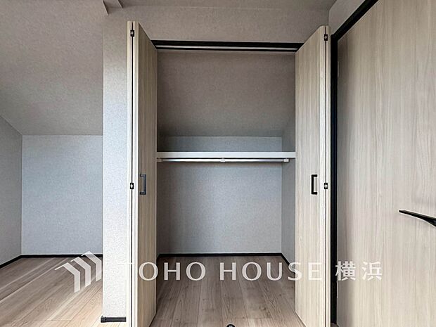 たっぷりとした収納スペース。荷物の多いご家族も安心です。