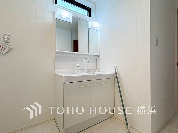 ご家族の1日が始まり、1日の終わりを締めくくる洗面空間。