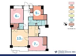 間取図画像 2SLDK