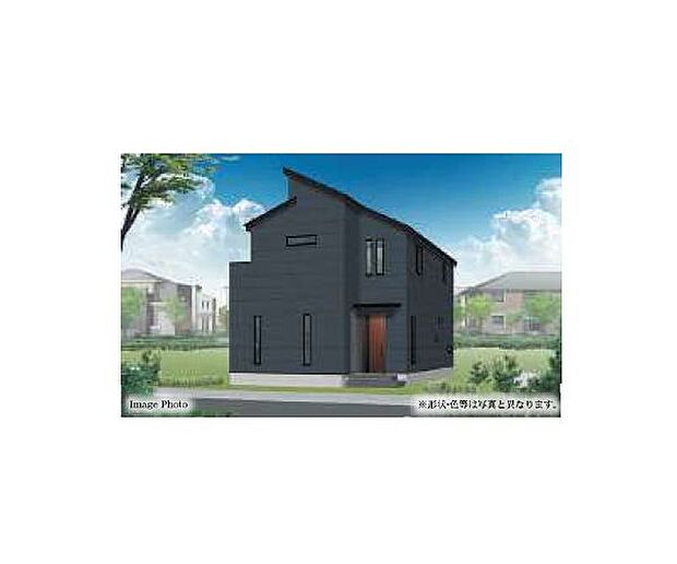 訪れる人の記憶に残るスタイリッシュな邸宅。(パースはイメージのため実際と色柄が異なる場合があります)