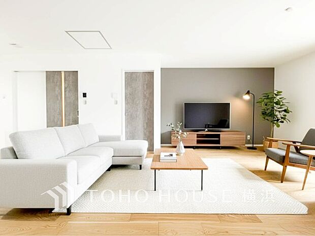 寛ぎとコミュニケーションを育む居心地のよい場所。 1号棟 (家具はCGです)