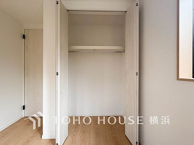 たっぷりとした収納スペース。荷物の多いご家族も安心です。