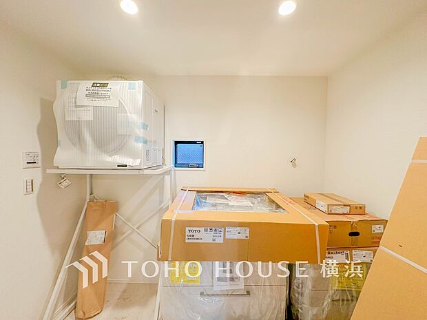 一日の始まりと終わりを心地よく演出してくれる、多彩な機能が備えられたパウダールーム。