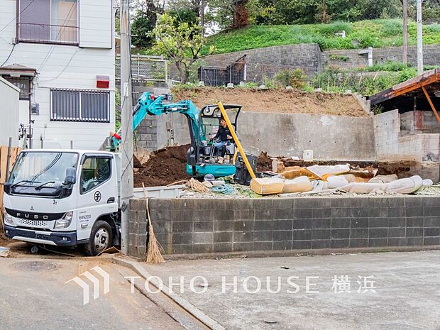 快適さや豊かさはもちろん、未来まで考えた家造りをテーマに建築されます。(2025年10月撮影)