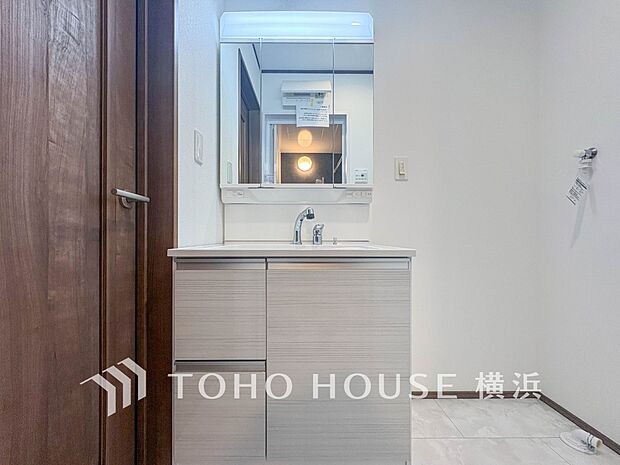 一日の始まりと終わりを心地よく演出してくれる、多彩な機能が備えられたパウダールーム。