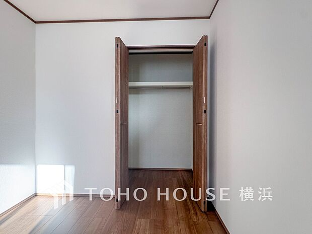 住まいの快適性を左右する収納は欲しい場所に使い勝手のよい収納を確保しています。