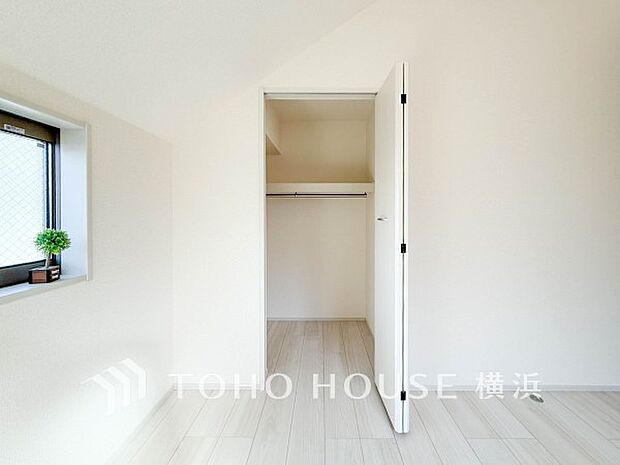 たっぷりとした収納スペース。荷物の多いご家族も安心です。