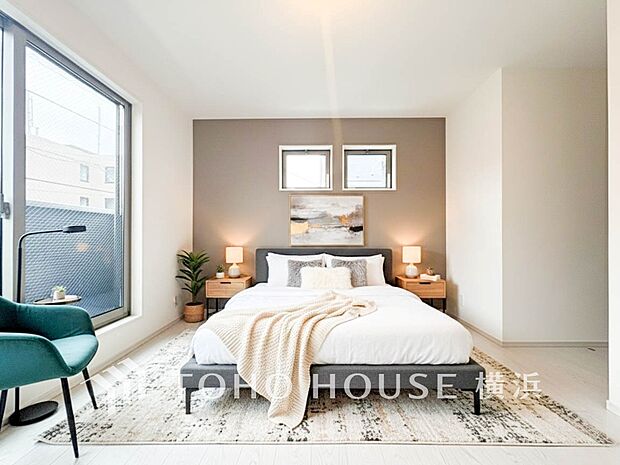 時を忘れて過ごす場所として過ごせるお部屋。（家具・装飾品はAI加工です）