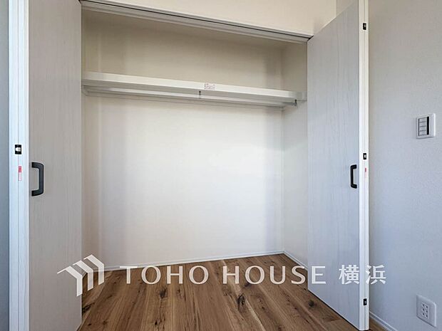 たっぷりとした収納スペース。荷物の多いご家族も安心です。