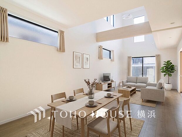 寛ぎとコミュニケーションを育む居心地のよい場所。(家具・装飾品はAI加工です)