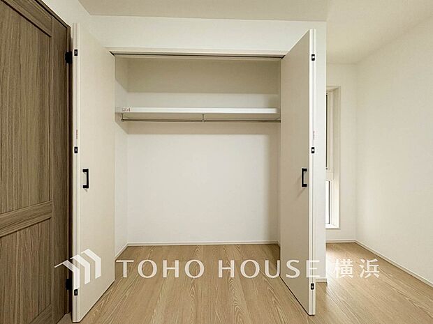 たっぷりとした収納スペース。荷物の多いご家族も安心です。