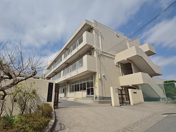 横浜市立岡津中学校　1600m　徒歩20分。子育て世代に優しい落ち着いた住環境。 