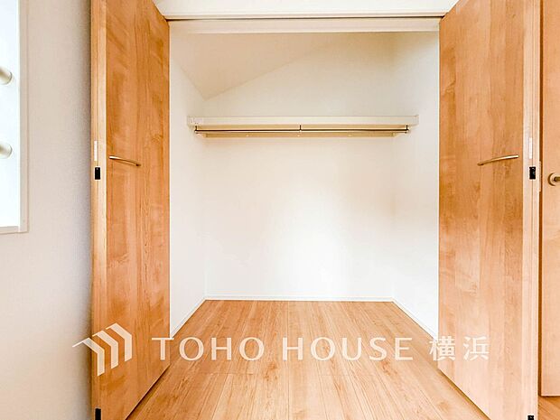 たっぷりとした収納スペース。荷物の多いご家族も安心です。