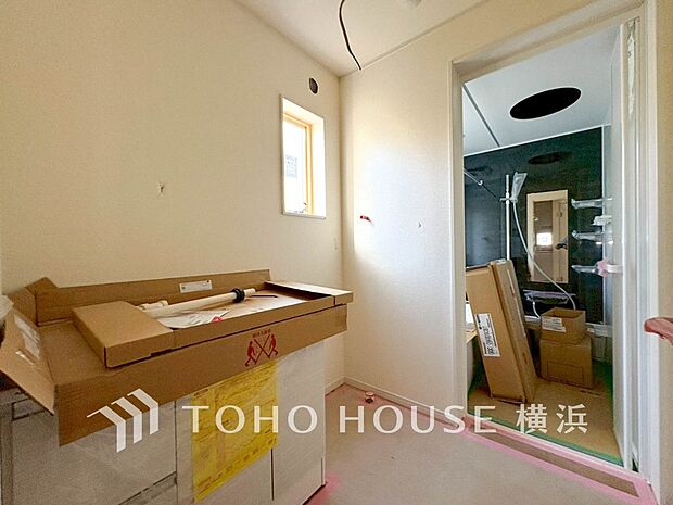 一日の始まりと終わりを心地よく演出してくれる、多彩な機能が備えられたパウダールーム。