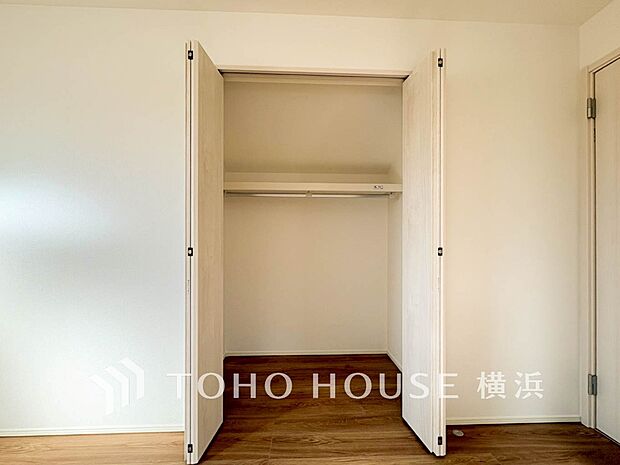 たっぷりとした収納スペース。荷物の多いご家族も安心です。