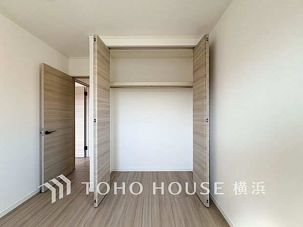 たっぷりとした収納スペース。荷物の多いご家族も安心です。