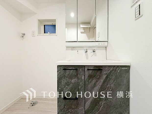 一日の始まりと終わりを心地よく演出してくれる、多彩な機能が備えられたパウダールーム。