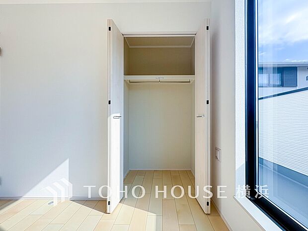 たっぷりとした収納スペース。荷物の多いご家族も安心です。