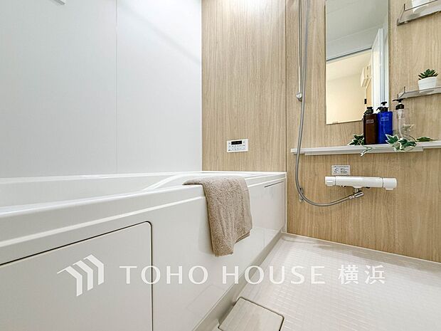 快適な使い心地とゆとりある空間が1日の疲れを解きほぐすバスルーム。