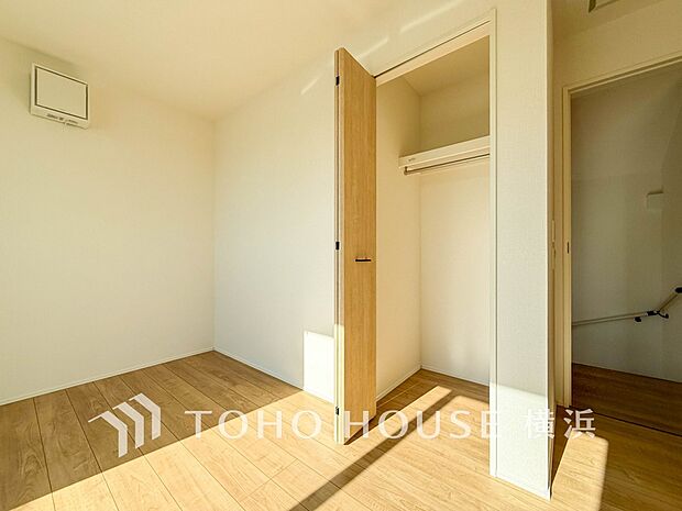 たっぷりとした収納スペース。荷物の多いご家族も安心です。