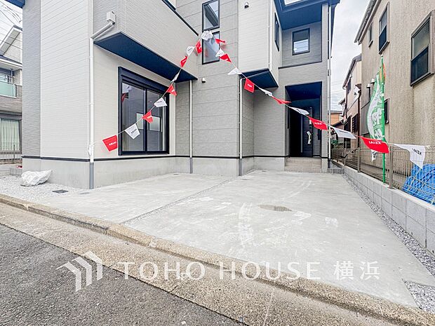 カースペース付きで豊かなカーライフも。