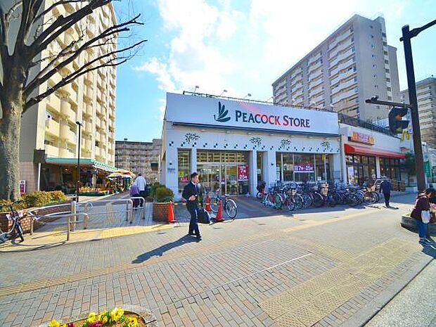 ピーコックストア本郷台店　1000m　営業時間は朝9時から深夜1時。帰宅時間が遅くなるの方にも優しい高品質スーパー。 