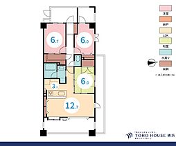 間取図画像 3LDK