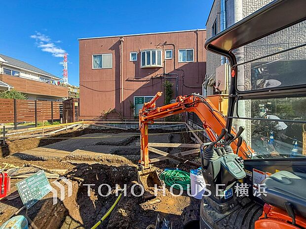 快適さや豊かさはもちろん、未来まで考えた家造りをテーマに建築されます。（2025年11月撮影）