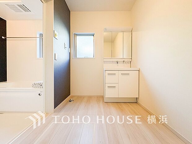 一日の始まりと終わりを心地よく演出してくれる、多彩な機能が備えられたパウダールーム。