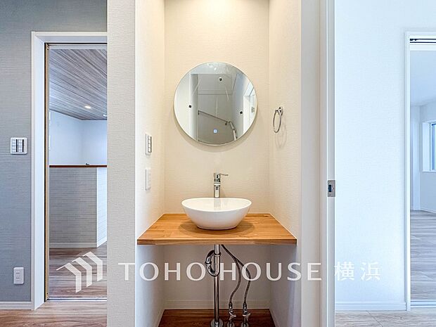 おしゃれな洗面台は毎日使うたびに気分アップ。