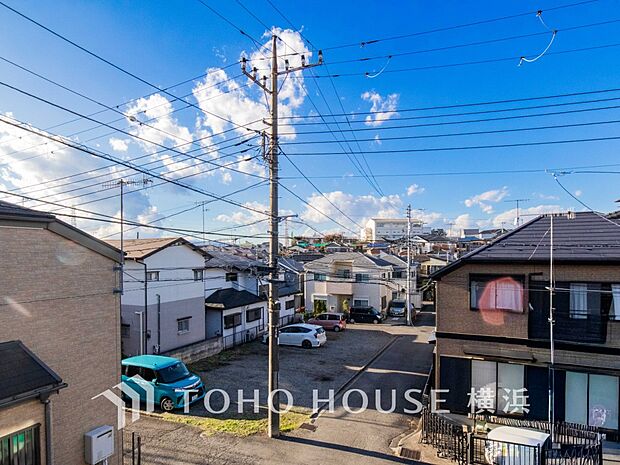 遠くまで見通せる開けた眺望に癒されます。