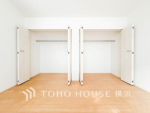 たっぷりとした収納スペース。荷物の多いご家族も安心です。