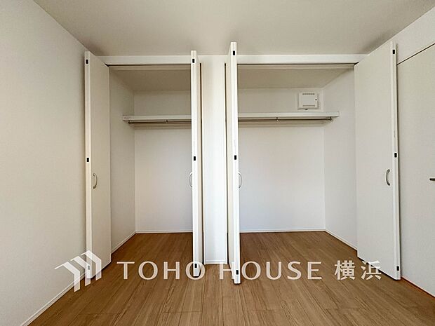 たっぷりとした収納スペース。荷物の多いご家族も安心です。