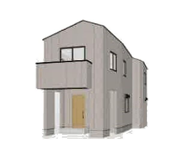 訪れる人の記憶に残るスタイリッシュな邸宅。（パースはイメージのため実際と色柄が異なる場合があります）