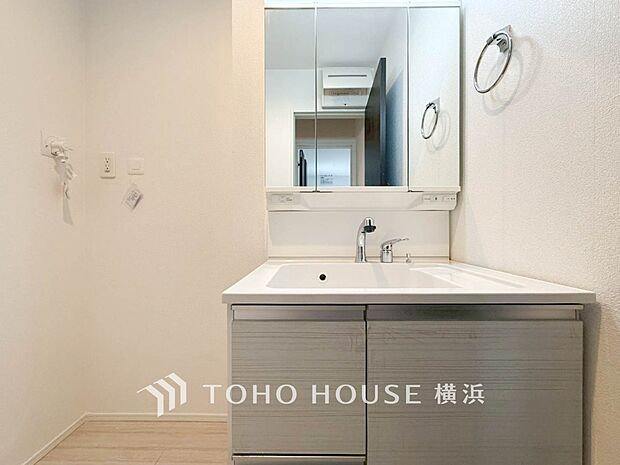 ご家族の1日が始まり、1日の終わりを締めくくる洗面空間。