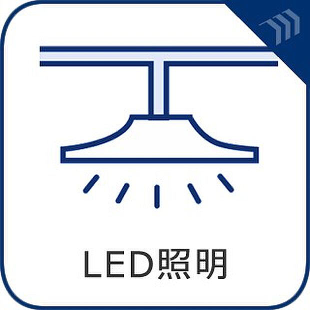 【LED照明】 長寿命で低消費電力、白熱電球に比べ消費電力は約8分の1、寿命は蛍光灯の約4倍(約4万時間)です。