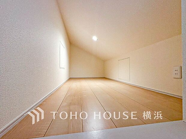 あると便利なロフト付き。趣味部屋など、お客様好みの空間に作り上げてください。