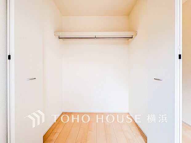 たっぷりとした収納スペース。荷物の多いご家族も安心です。