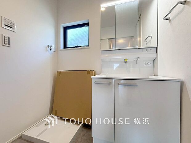 ご家族の1日が始まり、1日の終わりを締めくくる洗面空間。