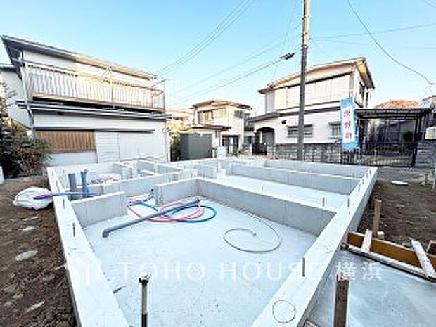 建物の基礎や構造といった、目には見えにくい部分にもこだわります。（2025年12月撮影）