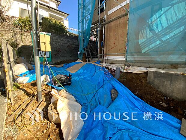 快適さや豊かさはもちろん、未来まで考えた家造りをテーマに建築されます。（2025年12月撮影）