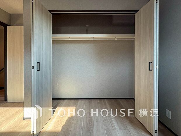 住まいの快適性を左右する収納は欲しい場所に使い勝手のよい収納を確保しています。（C棟）