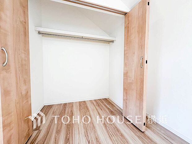 たっぷりとした収納スペース。荷物の多いご家族も安心です。