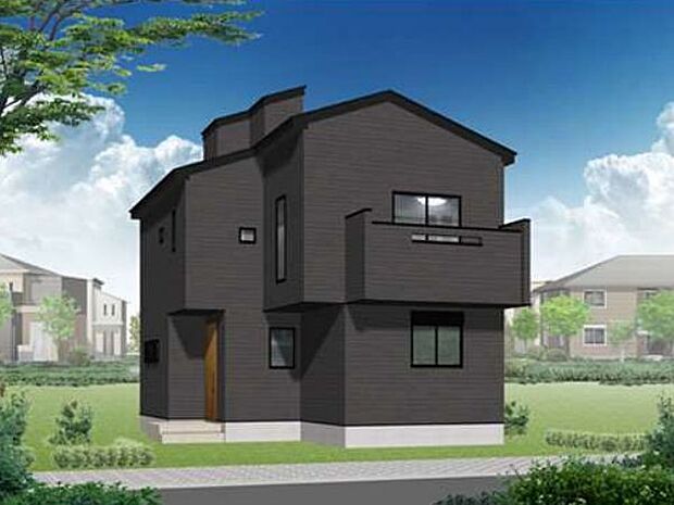 訪れる人の記憶に残るスタイリッシュな邸宅。(パースはイメージのため実際と色柄が異なる場合があります)