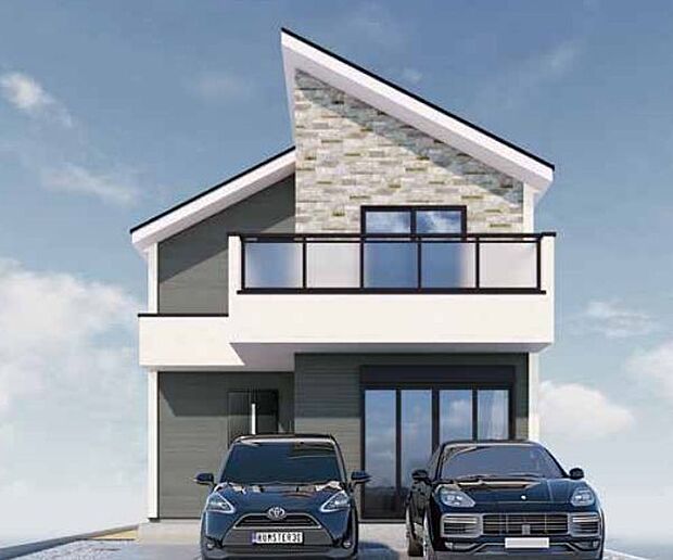 外観はCGイメージとなり、実際の形状とは異なります。(3号棟)