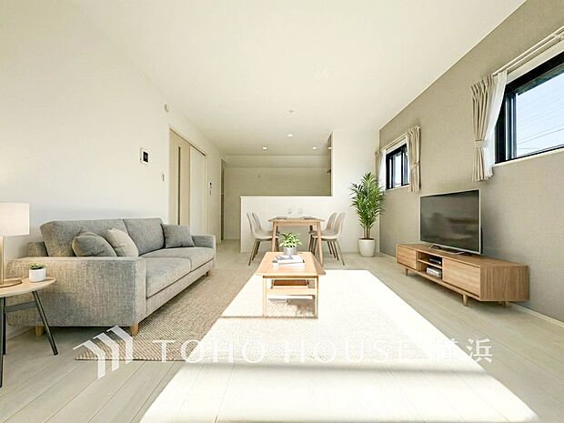 寛ぎとコミュニケーションを育む居心地のよい場所。(家具・装飾品はAI加工です)