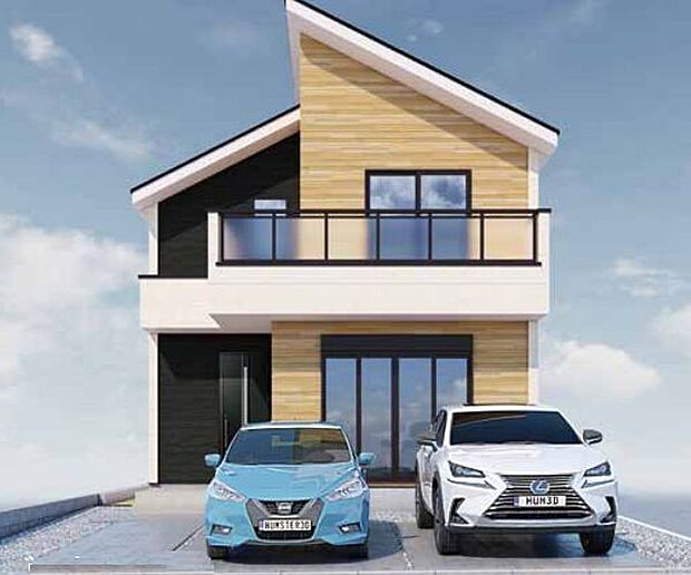 外観はCGイメージとなり、実際の形状とは異なります。（1号棟）