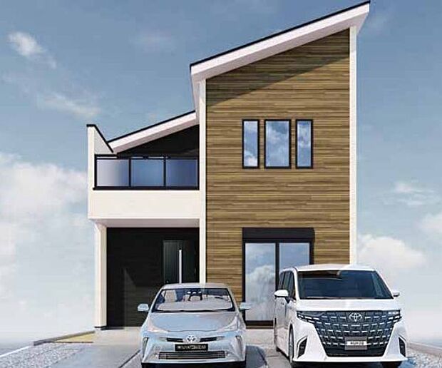 外観はCGイメージとなり、実際の形状とは異なります。（2号棟）