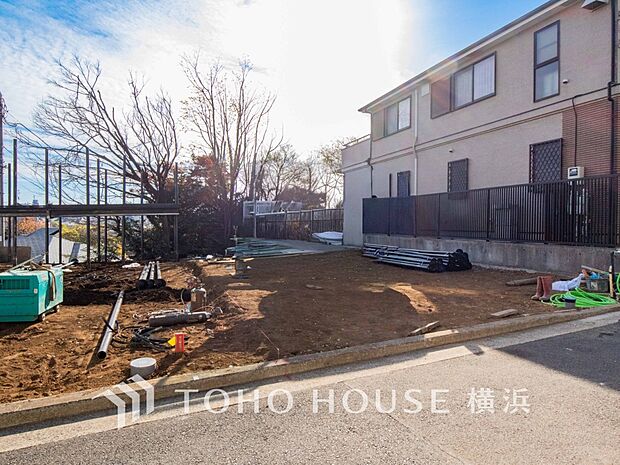 快適さや豊かさはもちろん、未来まで考えた家造りをテーマに建築されます。（2025年12月撮影）