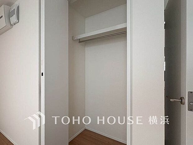 住まいの快適性を左右する収納は欲しい場所に使い勝手のよい収納を確保しています。